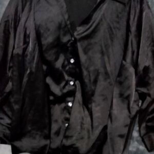 Plus size Satin lounge  top